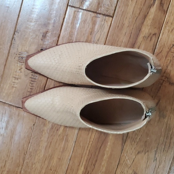 Wal & Pai West Camel Snake Booties - Picture 5 of 8